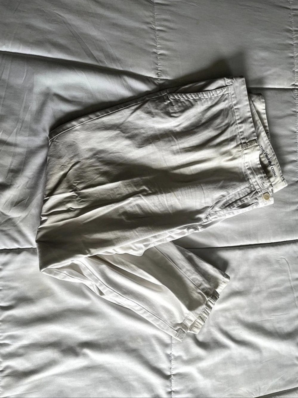 Talbots Weekend Chinos White Size 20 Like New - Picture 2 of 4